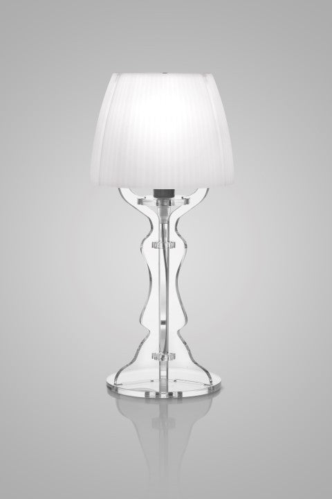 lampada tavolo LADY bianca