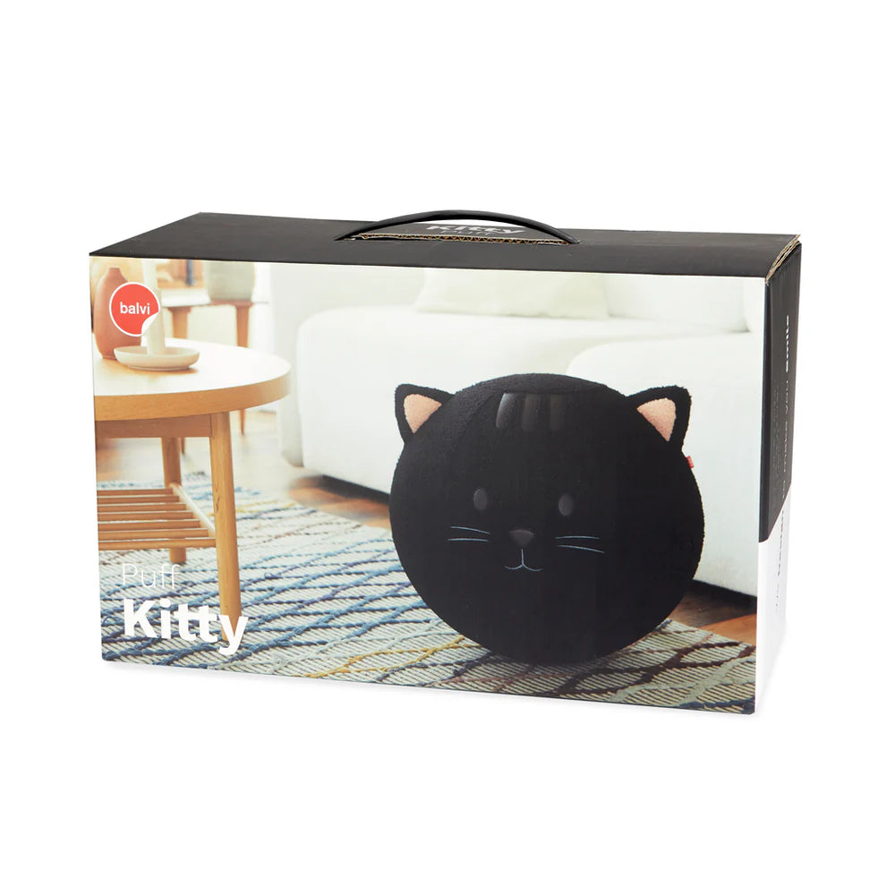 pouf KITTY nero
