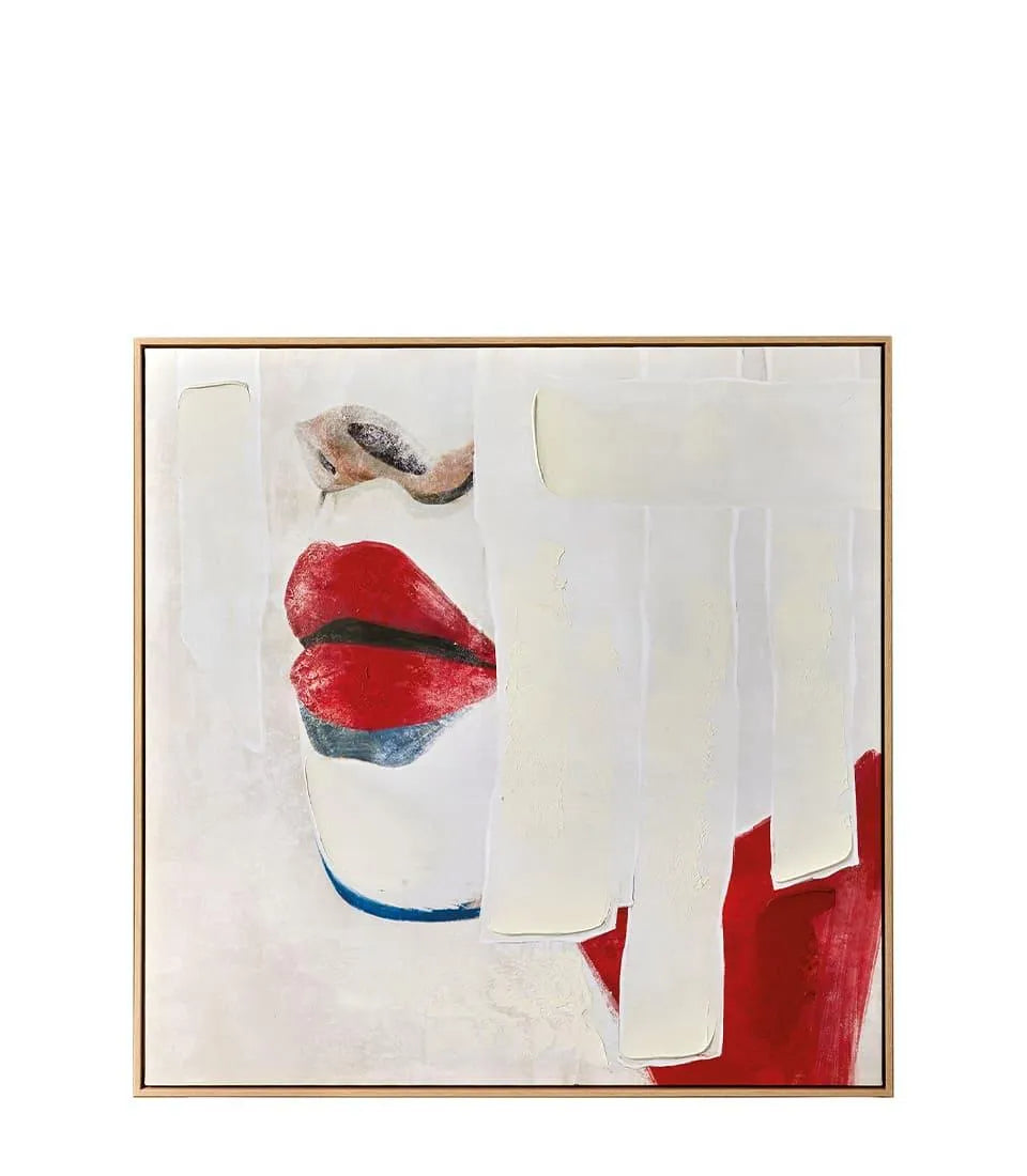 quadro VOLTO rosso