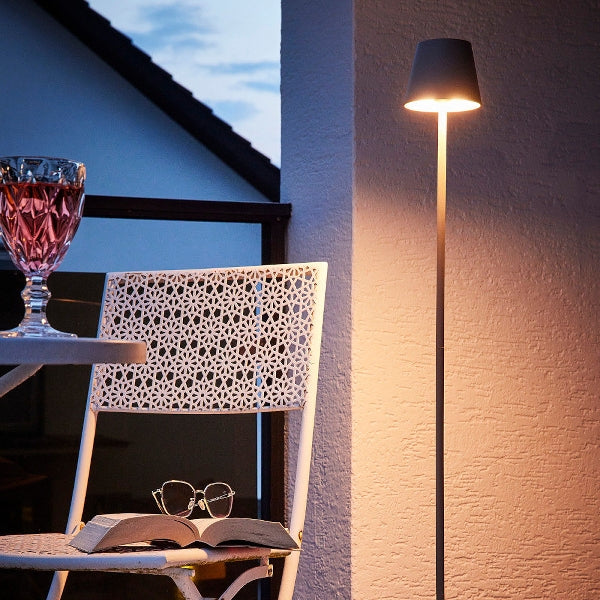lampada da terra LYS tortora