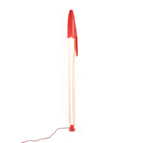 Seletti lampada BIC rossa