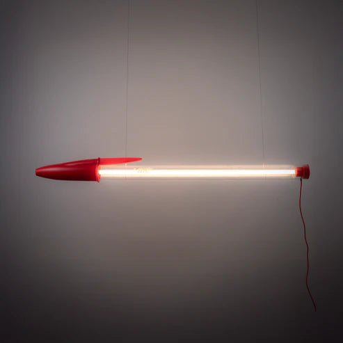 Seletti lampada BIC rossa
