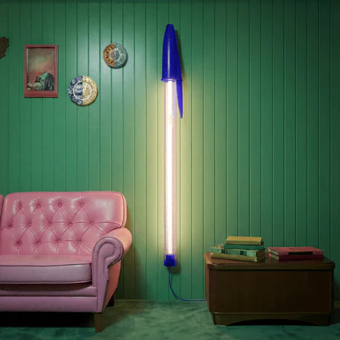 Seletti - lampada BIC blu