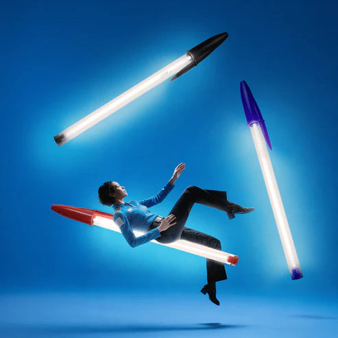 Seletti - lampada BIC nera