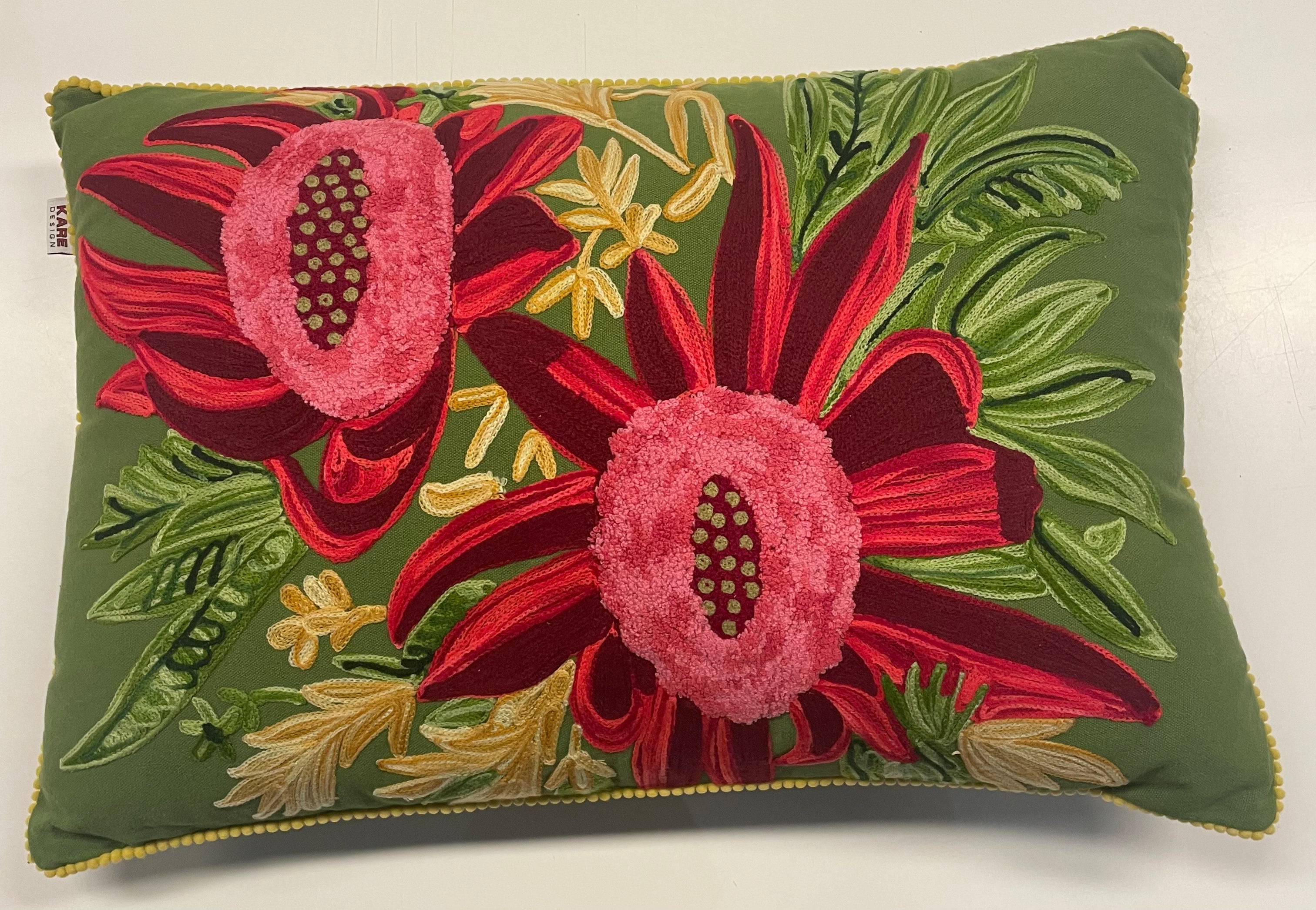 cuscino FLOWERS verde