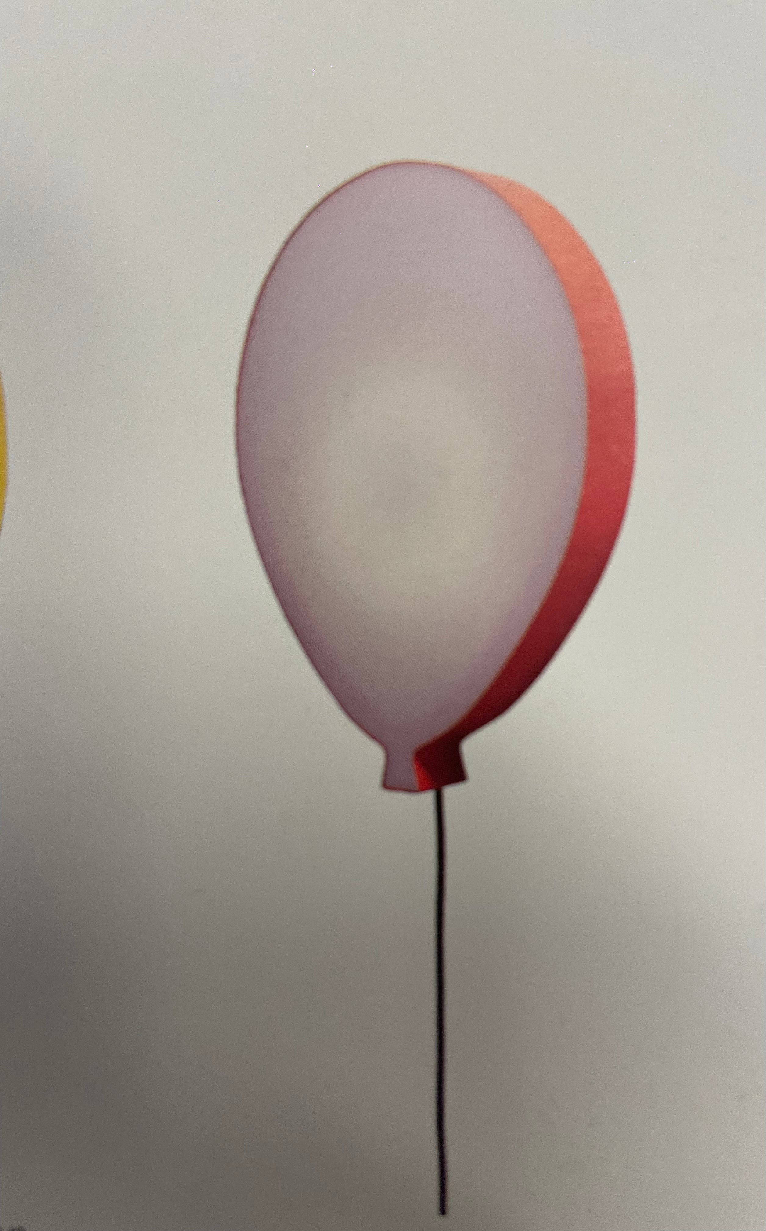 lampada BALLOON rossa