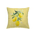 fodera cuscino LIMONI quadretto