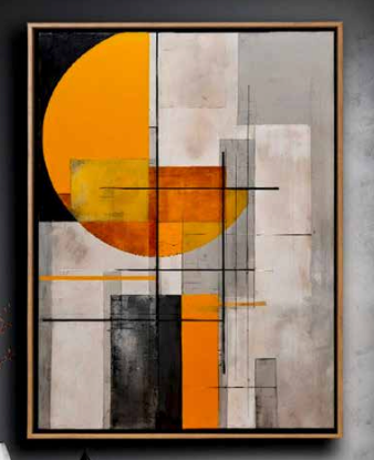 quadro ASTRATTO ARANCIO
