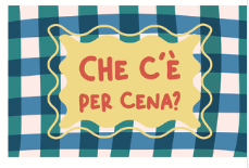tappeto cucina CHE C'E' PER CENA