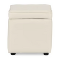 pouf contenitore DERRIK panna