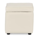 pouf contenitore DERRIK panna