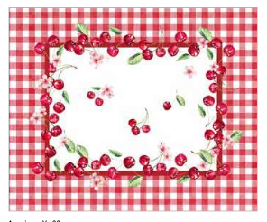 tovaglietta americana CILIEGIE