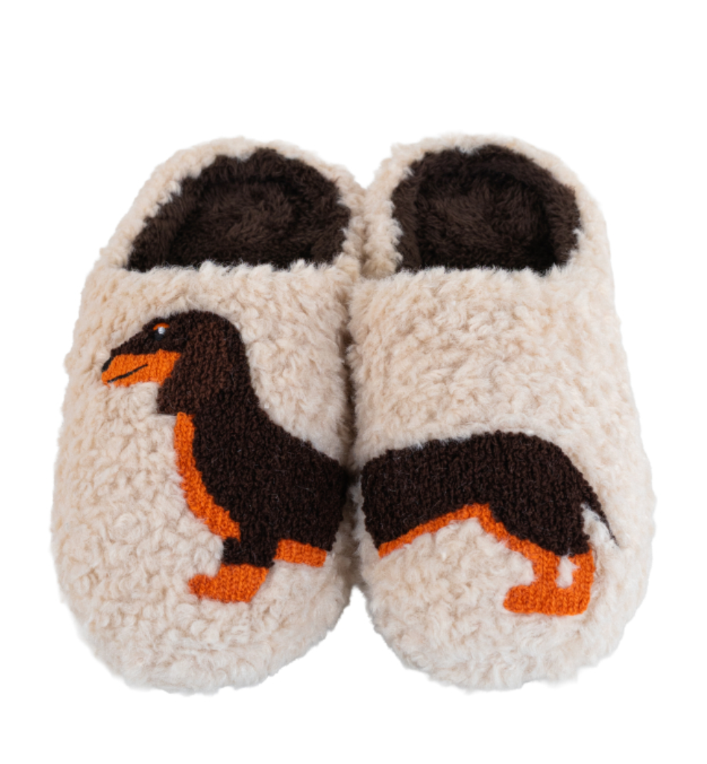 Pantofole decoro bassotto M/L