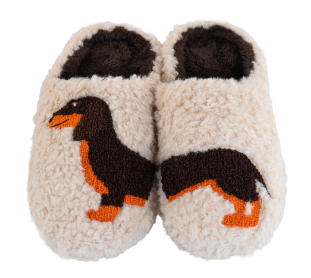 Pantofole decoro bassotto L/XL