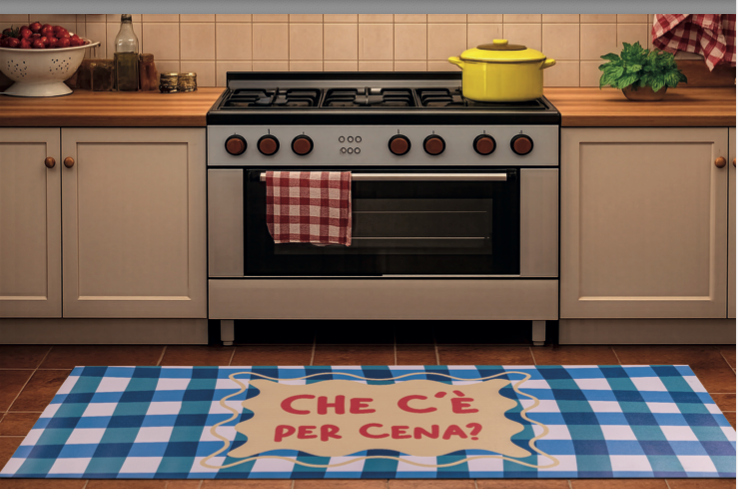 tappeto cucina CHE C'E' PER CENA