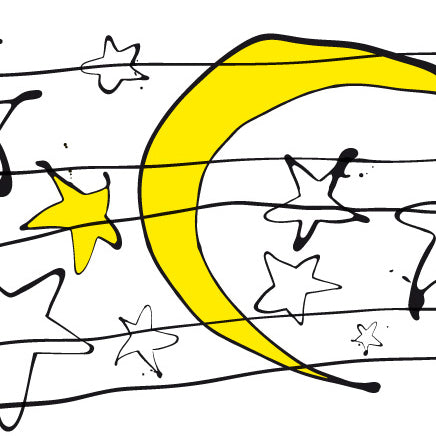 tovaglia STELLE e LUNA