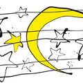tovaglia STELLE e LUNA