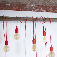 lampada sospensione SPINELLO rosso